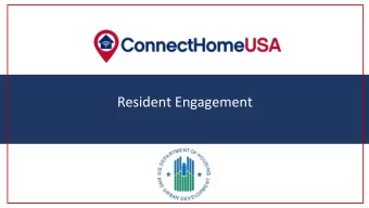 ConnectHome  Nation Webinar  Resident Engagement  1  Topic 1  Resident  Agenda  Engagement  Topic 2