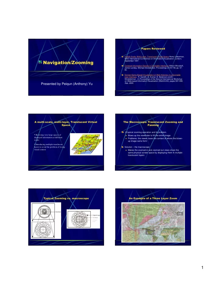 september 1997 constant information density in zoomable