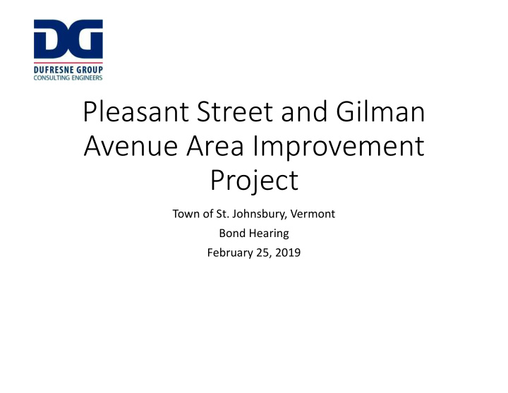 pleasant street and gilman