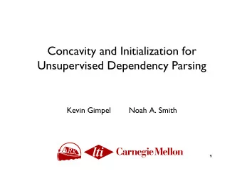 lti  1  (typically)  Unsupervised learning in NLP                 non-convex optimization  lti  2