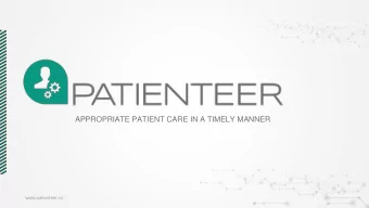 APPROPRIATE PATIENT CARE IN A TIMELY MANNER  www.patienteer.co  PROCESS  CRAIG BURKE  FORMER NURSE