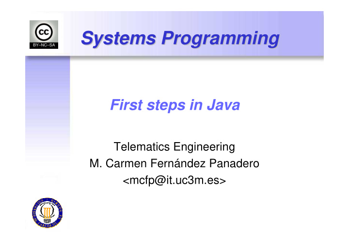 systems programming programming systems
