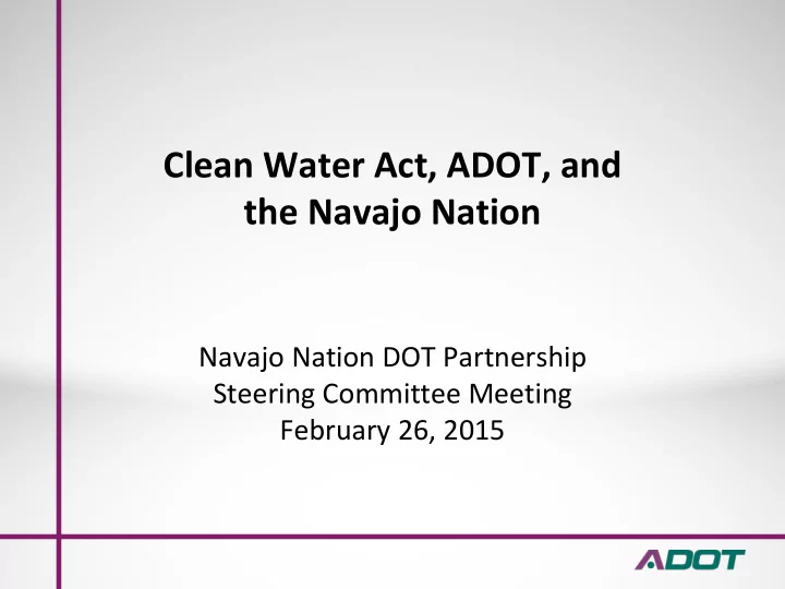 the navajo nation