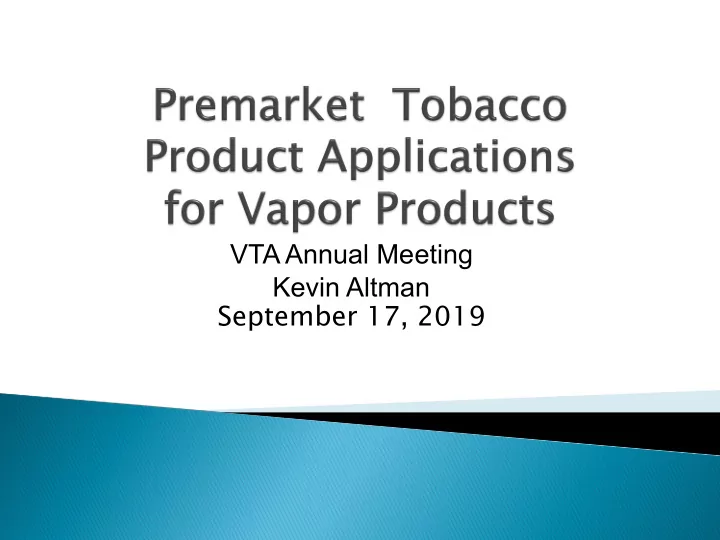vta annual meeting kevin altman september 17 2019