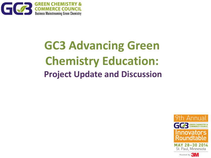 gc3 advancing green