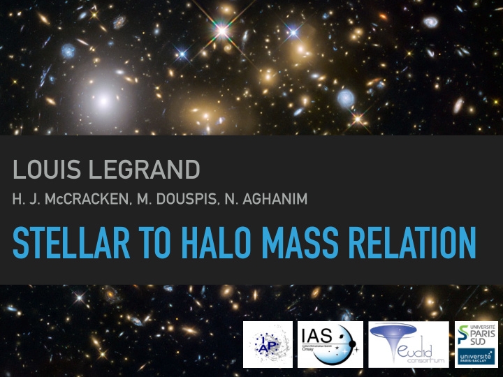stellar to halo mass relation