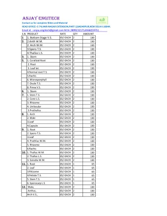 ANJAY ENGITECH  Contact us for complete Slides and Material  HEAD OFFICE:-C-74,HARI NAGAR