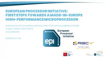 High Performance  New drivers  Requirements  Solutions