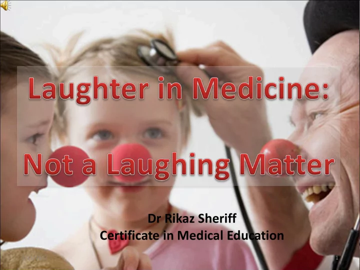certificate in medical education