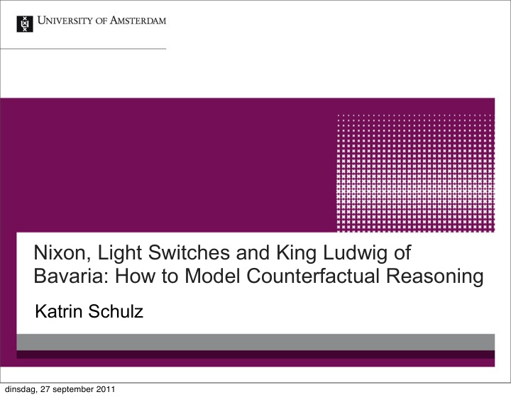 nixon light switches and king ludwig of bavaria how to