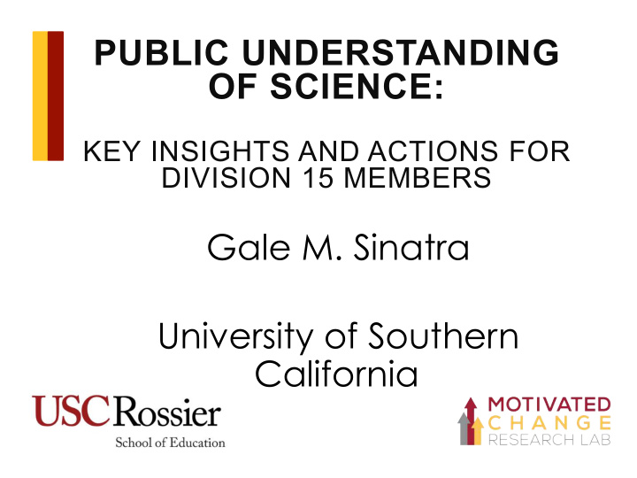 public understanding of science