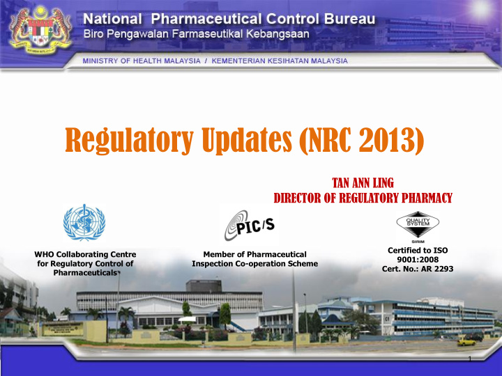 regulatory updates nrc 2013