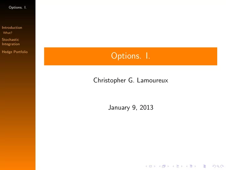 options i