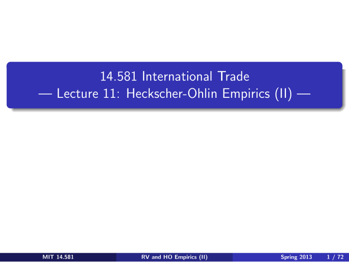 14 581 international trade