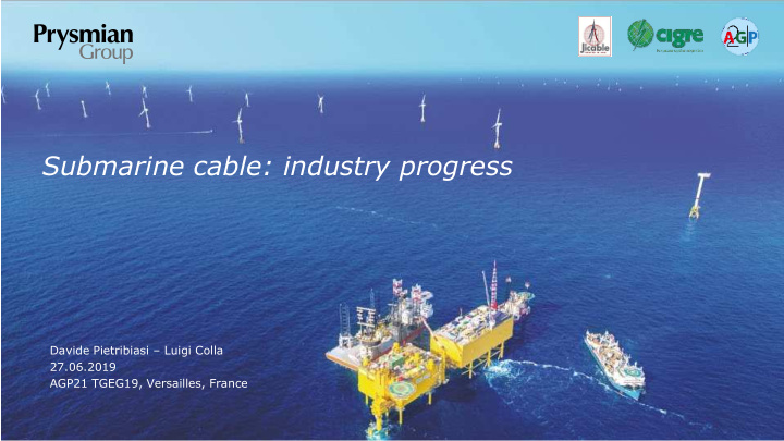 submarine cable industry progress