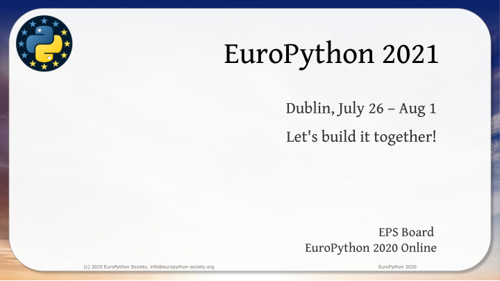 europython 2021