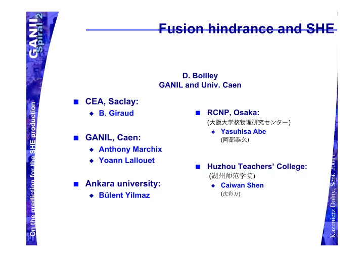fusion hindrance and she