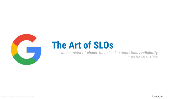 the art of slos