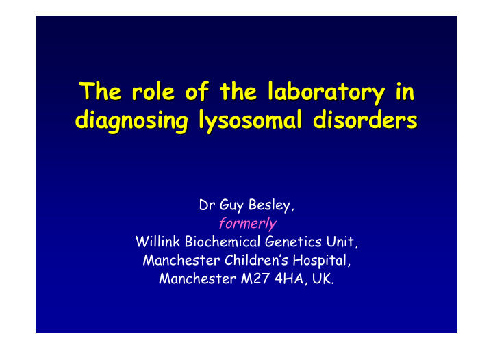 the role of the laboratory in the role of the laboratory