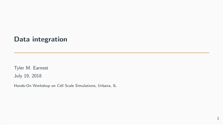 data integration