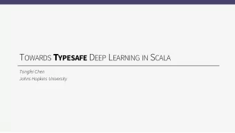 Deep learning inanutshell  Hype around AI  Core data structure: Tensors  A.k.a.