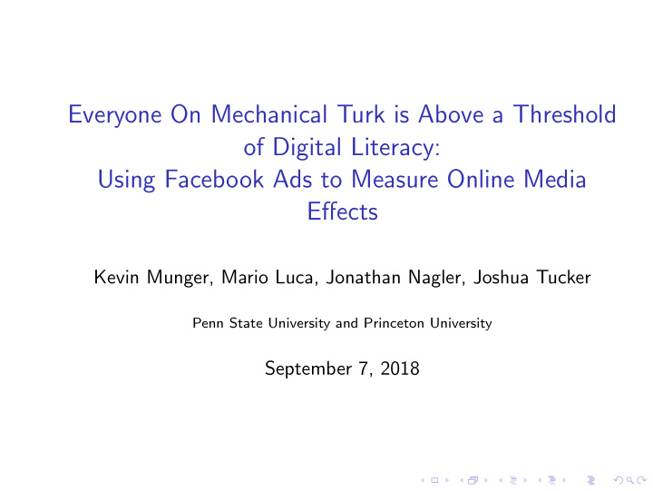 everyone on mechanical turk is above a threshold of