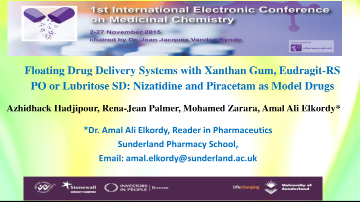 floating drug delivery systems with xanthan gum eudragit
