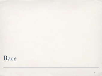 Race  1  Peer Teaching  What role do you think race plays in international  relations?  2  Race
