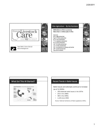 What Go  What Got This All  t This All Star  Started?  d?  Recen  cent T  Trends in  ends in Ballo