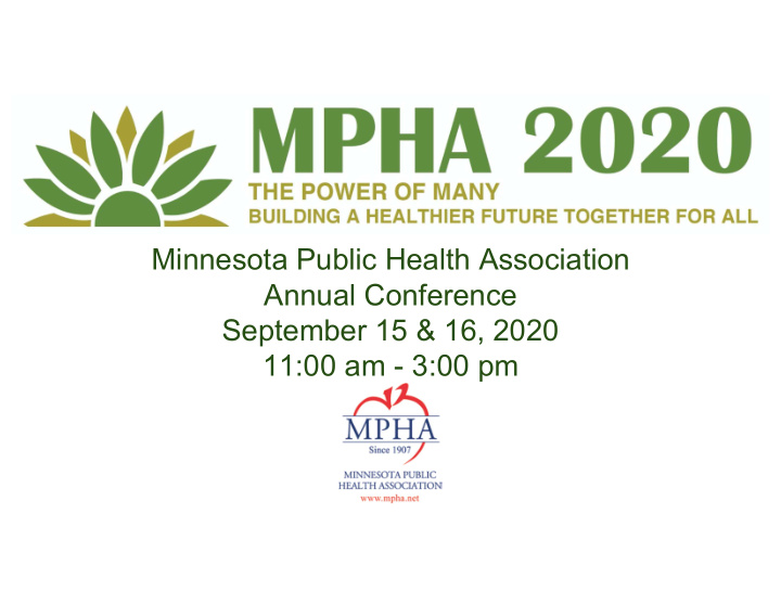 minnesota public health association annual conference