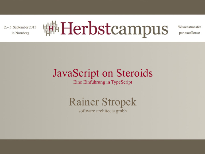 javascript on steroids