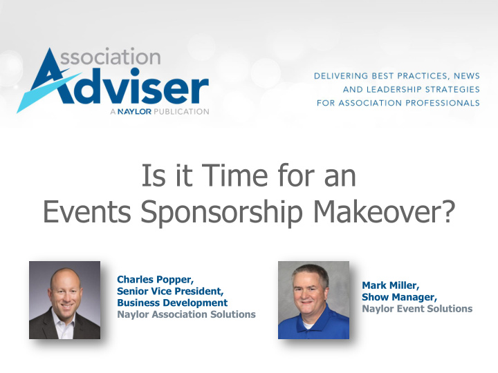 events sponsorship makeover