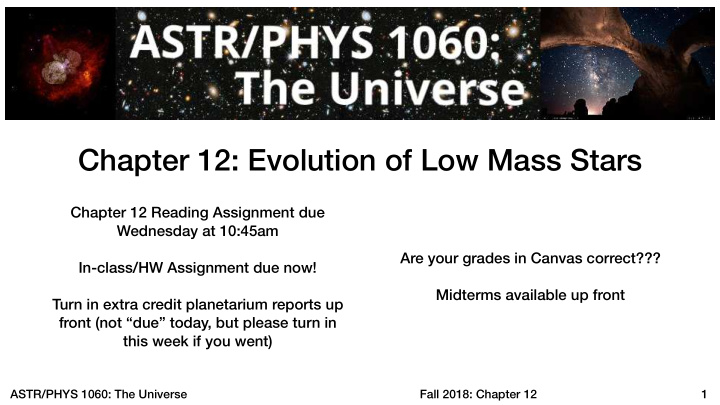 chapter 12 evolution of low mass stars