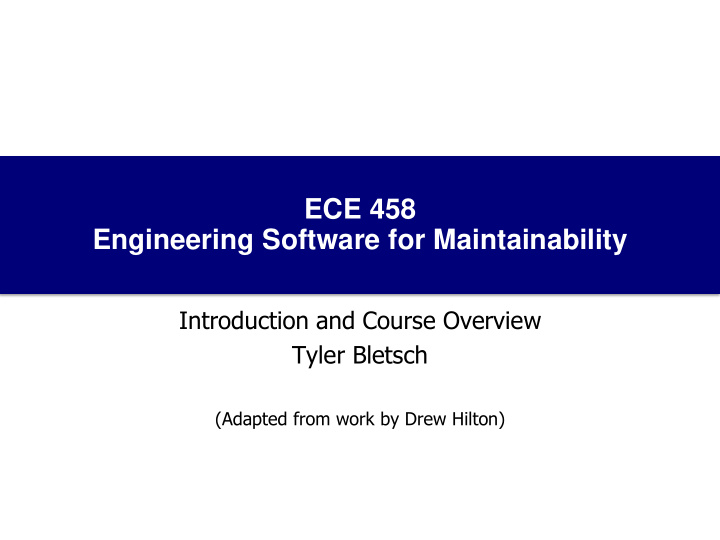 ece 458