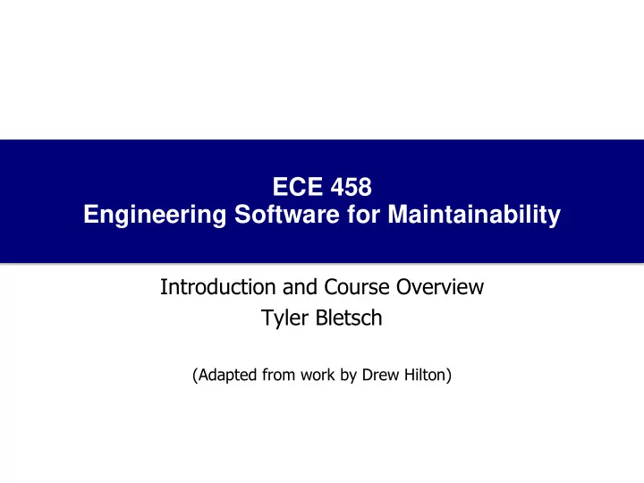 ece 458