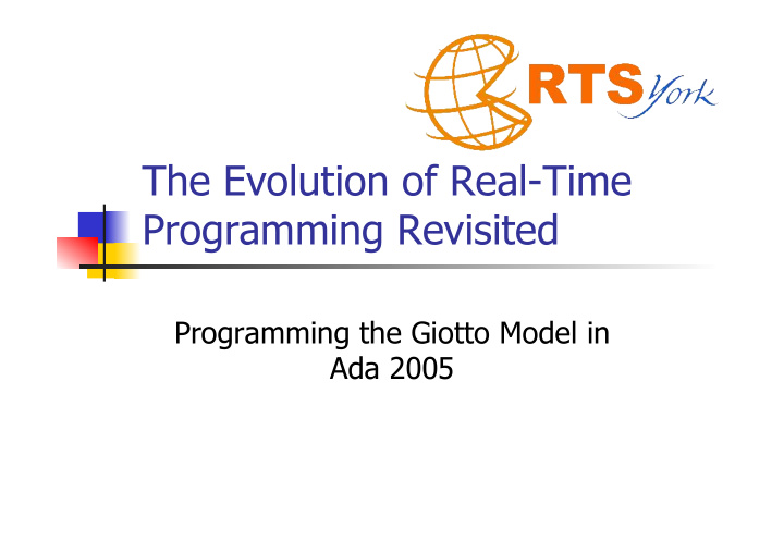 the evolution of real time programming revisited