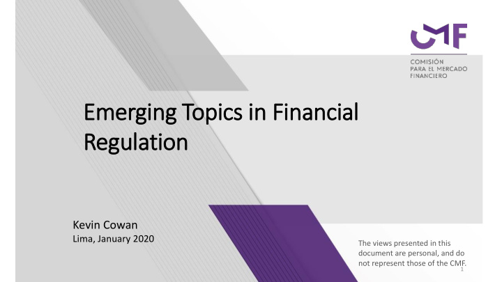 emerging topics in financial