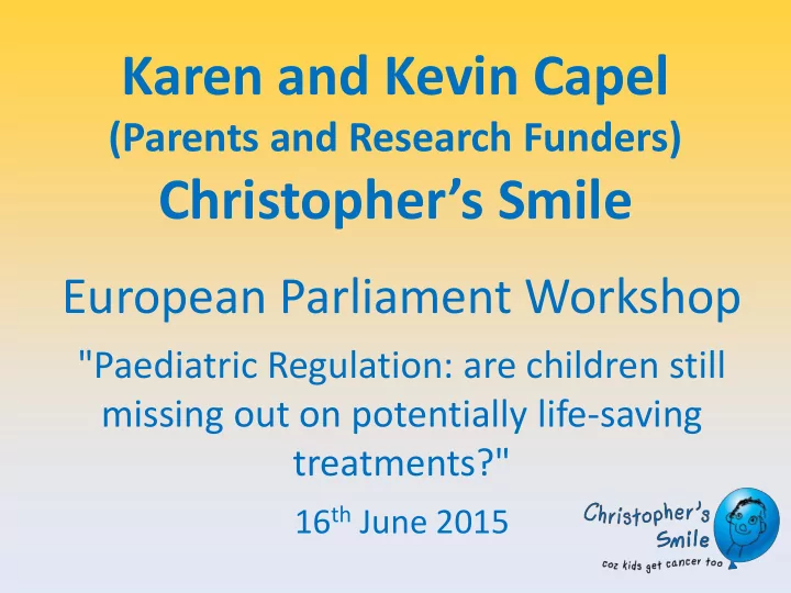 karen and kevin capel