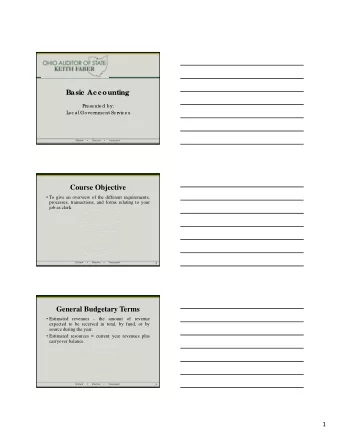 Course Objective  To give an overview of the different requirements,  processes, transactions,