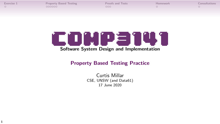 property based testing practice curtis millar