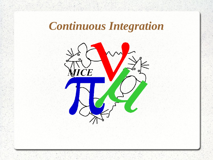 continuous integration