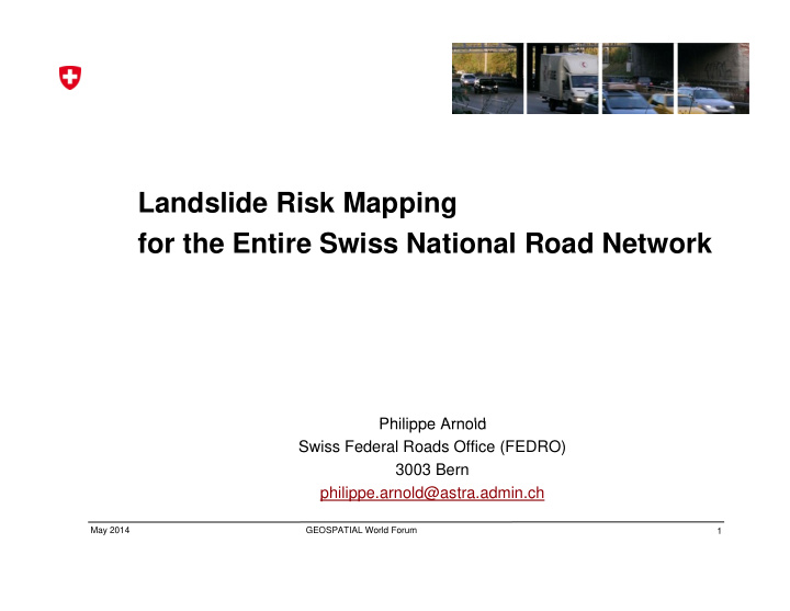 landslide risk mapping landslide risk mapping for the