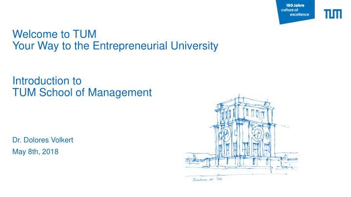 your way to the entrepreneurial university
