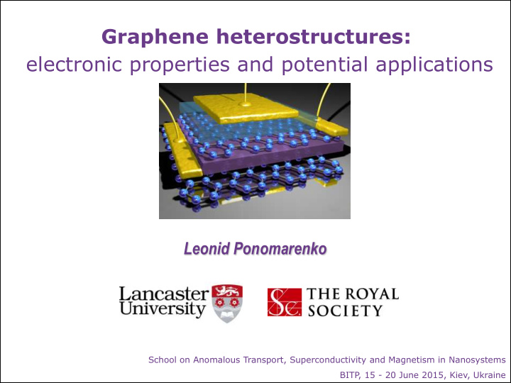 graphene heterostructures electronic properties and