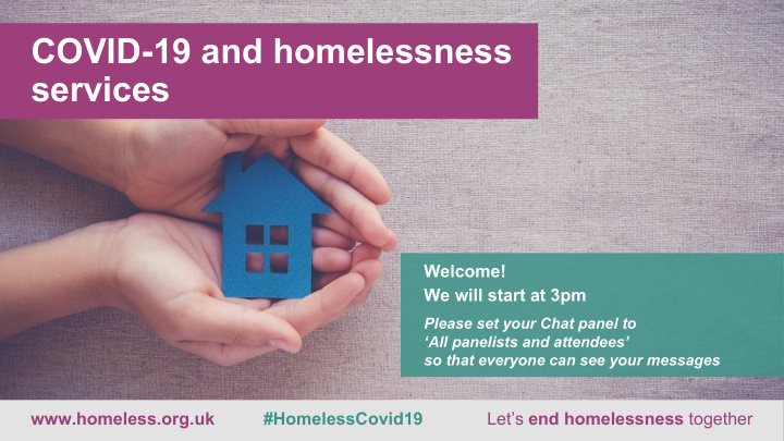 covid 19 and homelessness services