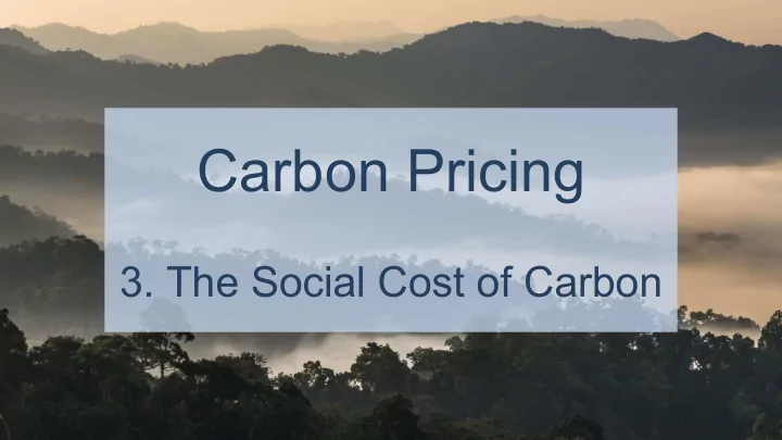 carbon pricing