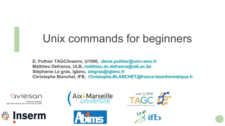 unix commands for beginners