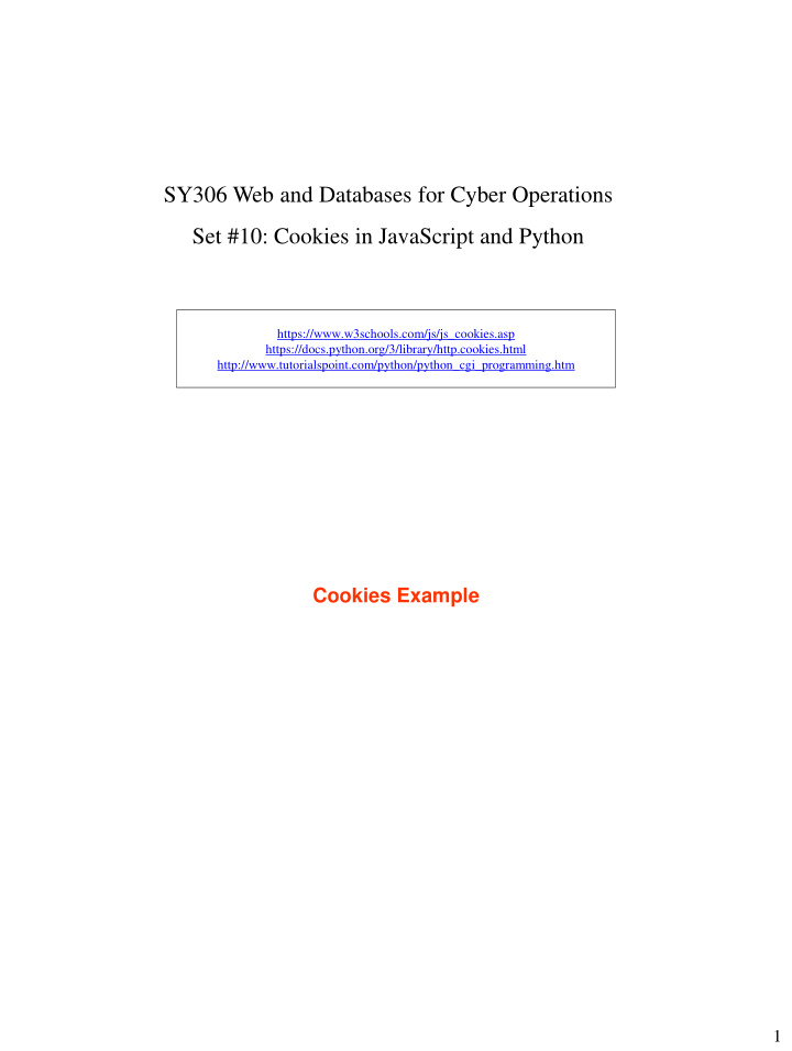 sy306 web and databases for cyber operations set 10