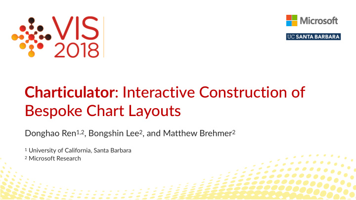 charticulator interactive construction of bespoke chart