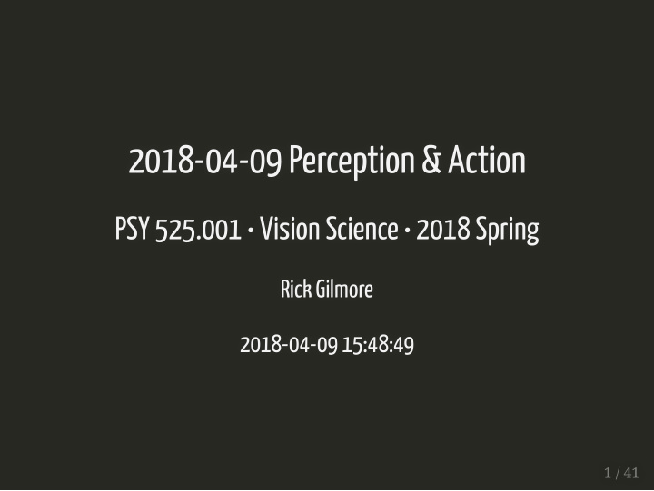 2018 04 09 perception action